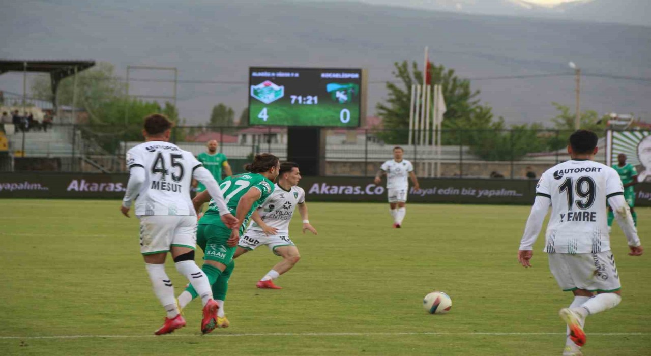 Trendyol 1. Lig: Iğdır FK: 4 - Kocaelispor: 0