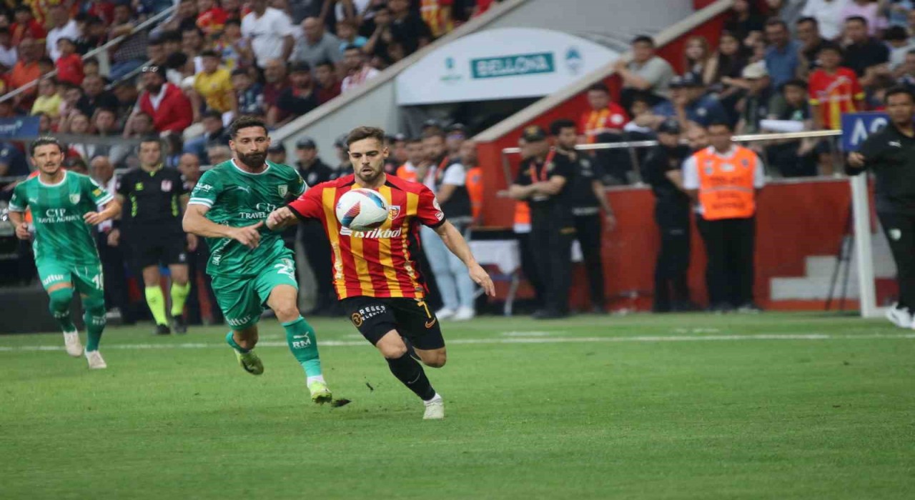 Trendyol Süper Lig: Kayserispor: 0 - Bodrum FK: 1 (İlk yarı)