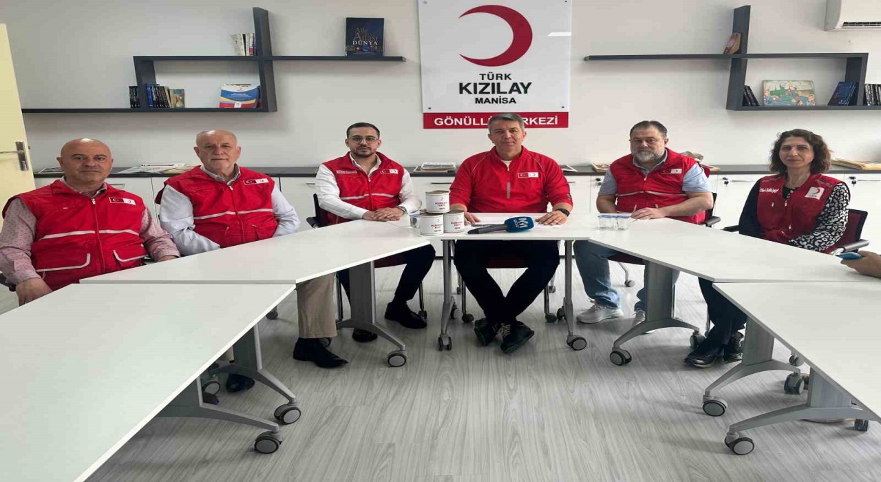 Türk Kızılay Manisadan, Nisan ayında 10 milyonluk yardım