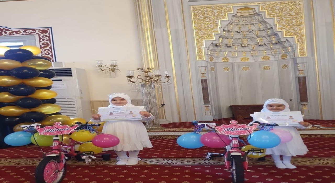 Türkelide minik hafızlara hatim programı