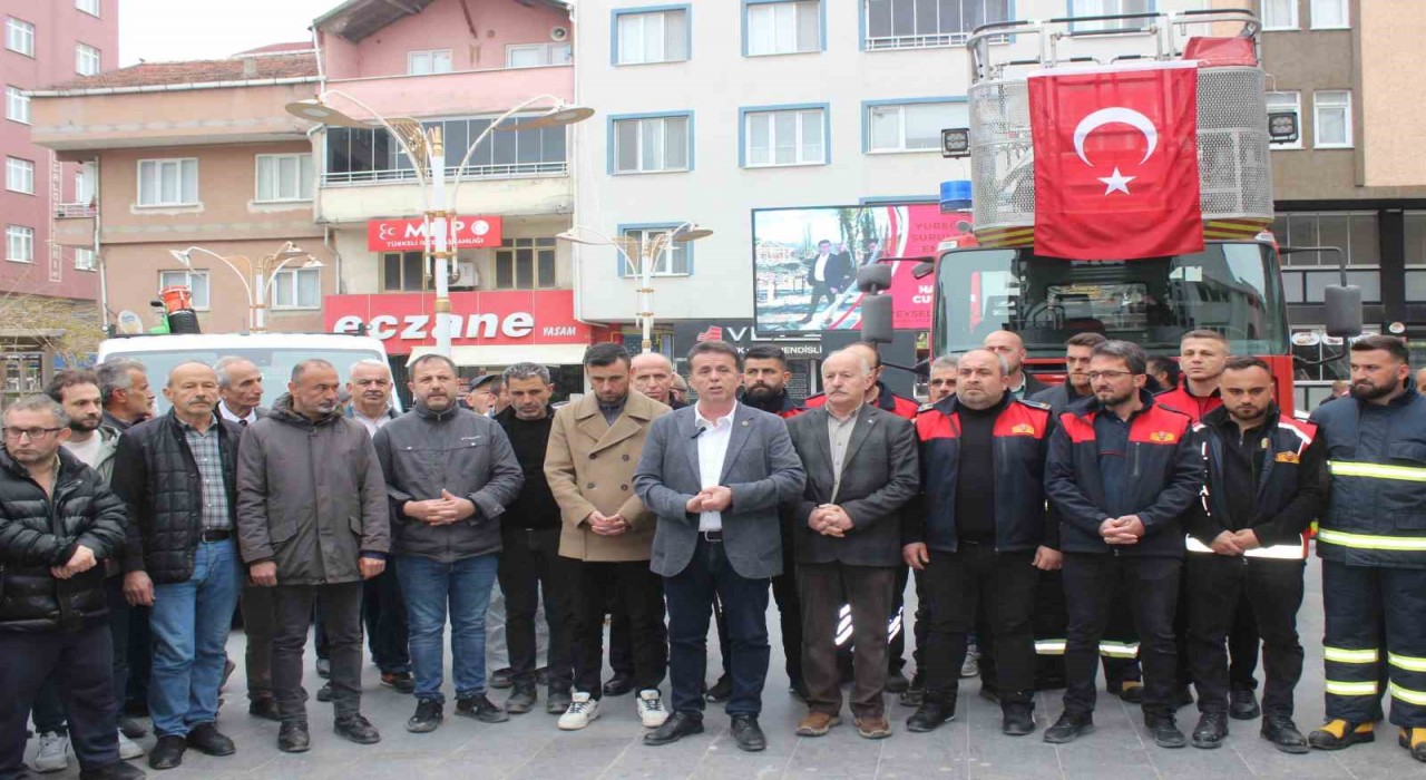 Türkelide yeni araçlar törenle hizmete girdi