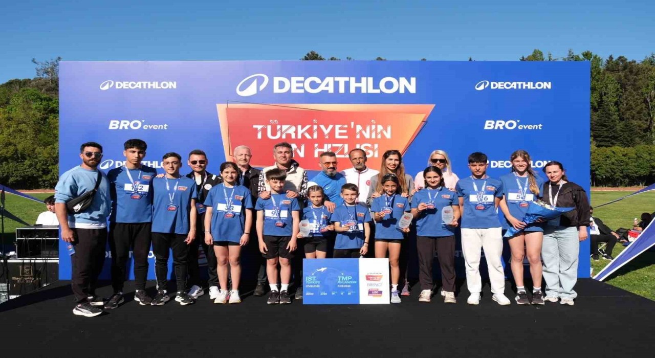 Türkiyenin en hızlı çocukları belli oldu