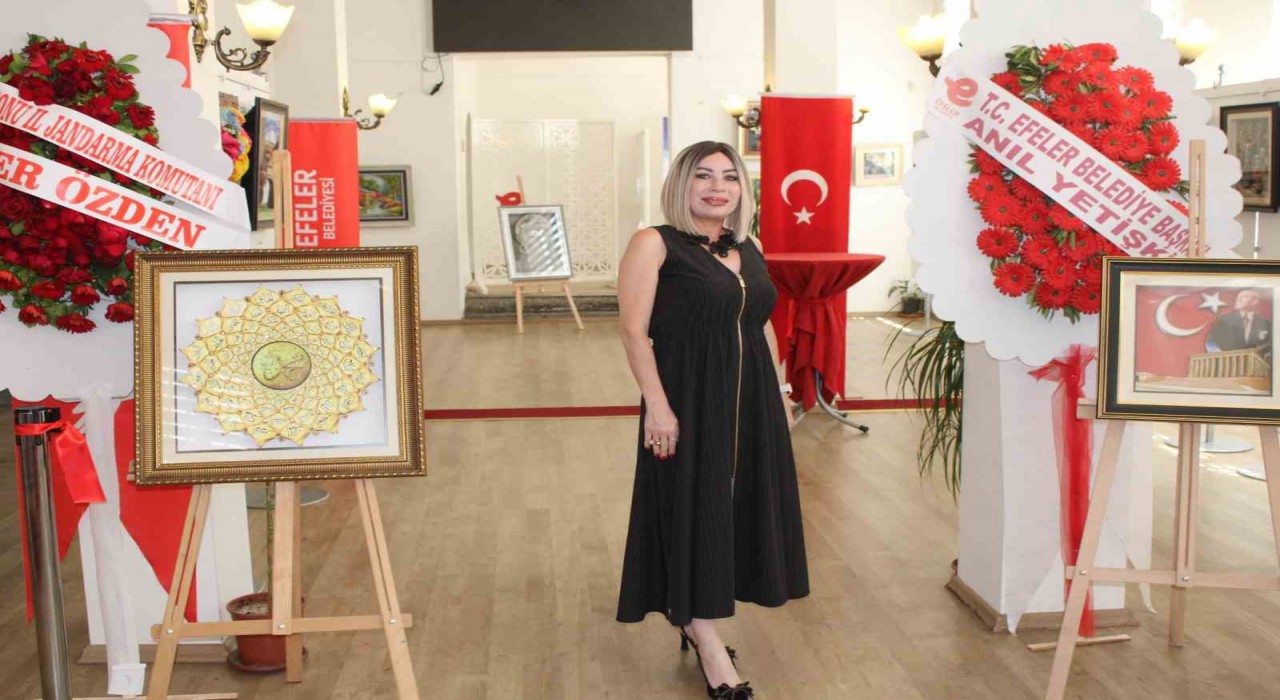 Üç boyutlu sanatın ışıltısı Efelerde sergilendi