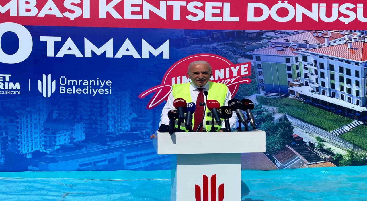 Ümraniyede kentsel dönüşüm hızla devam ediyor: Örnek daireler ziyarete açıldı