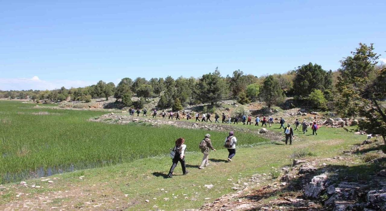 Üniversite öğrencileri, Beyşehirin botanik hazinelerini keşfetti