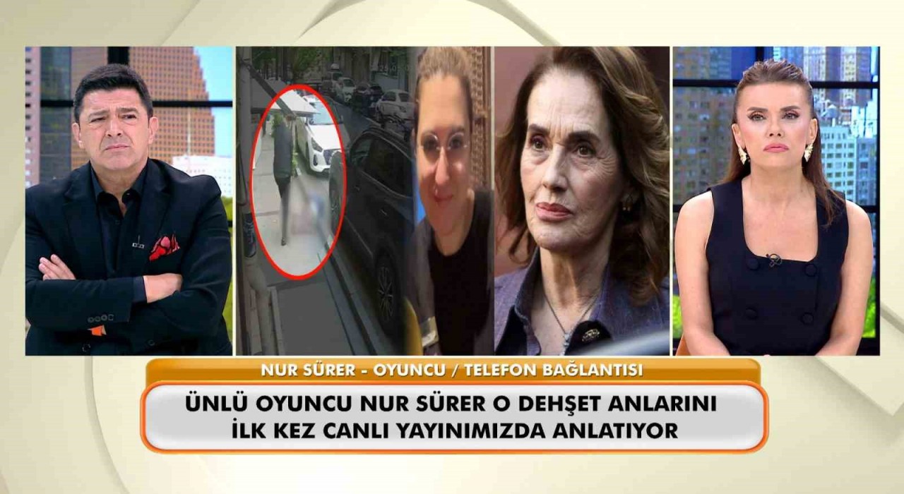 Ünlü sanatçı Nur Sürer, Şişlideki cinayet anlarını canlı yayında anlattı