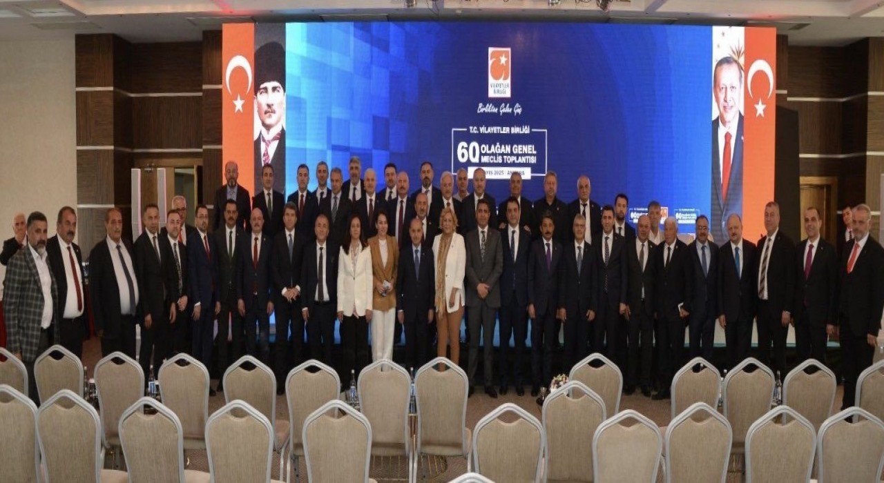 Vali Eldivan Vilayetler Birliği 60. Olağan Genel Meclis Toplantısına katıldı