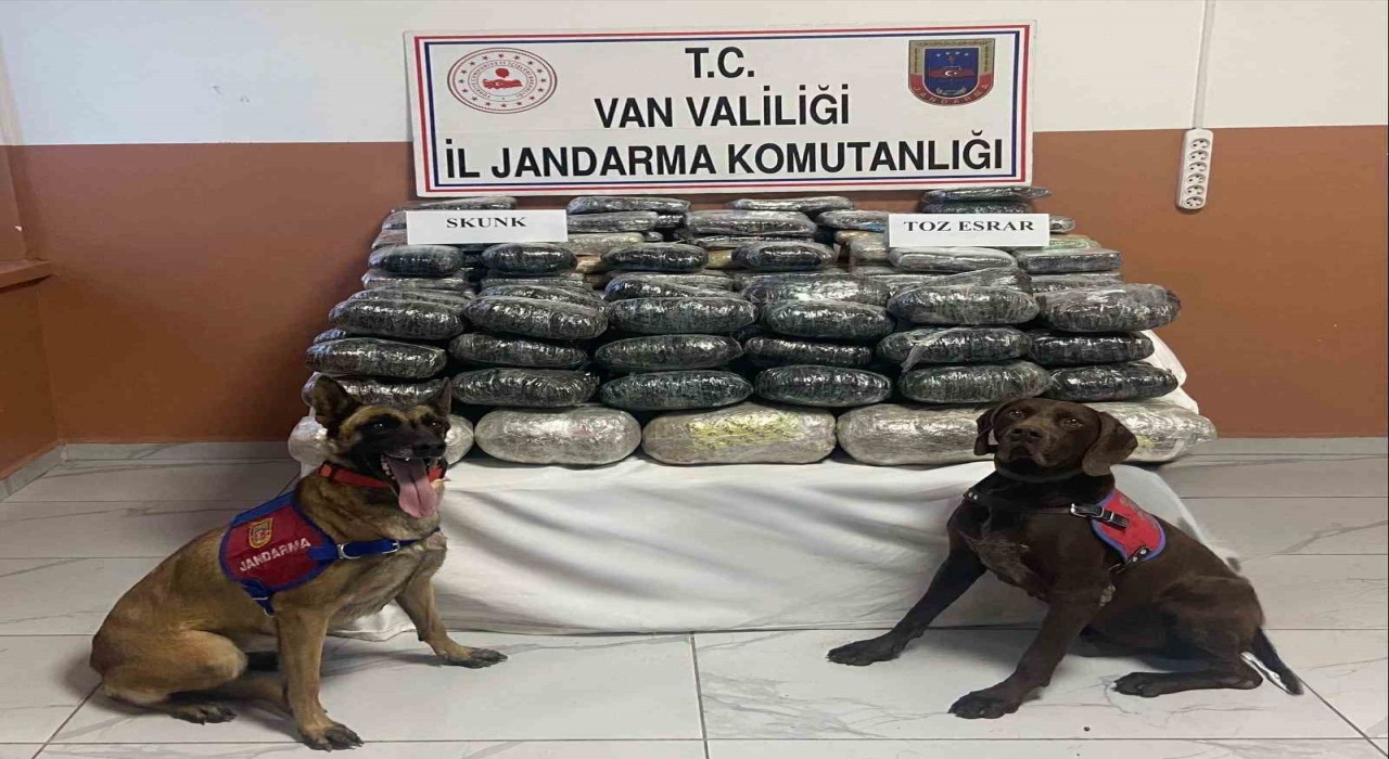 Vanda 90 kilo uyuşturucu ele geçirildi