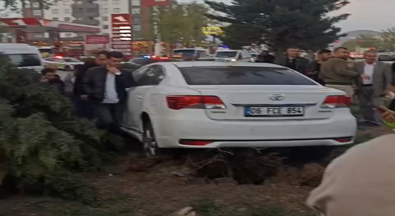 Vanda kontrolden çıkan araç ağaca çarptı: 2 yaralı