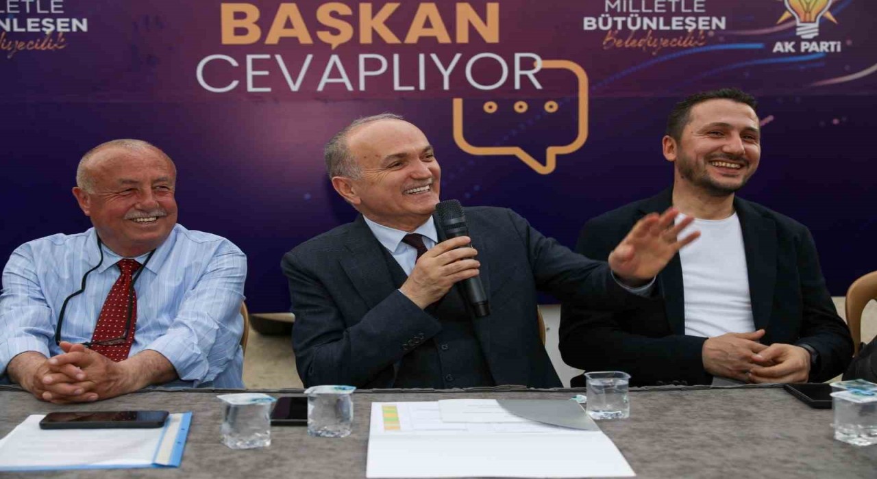 Vatandaş soruyor, başkan cevaplıyor