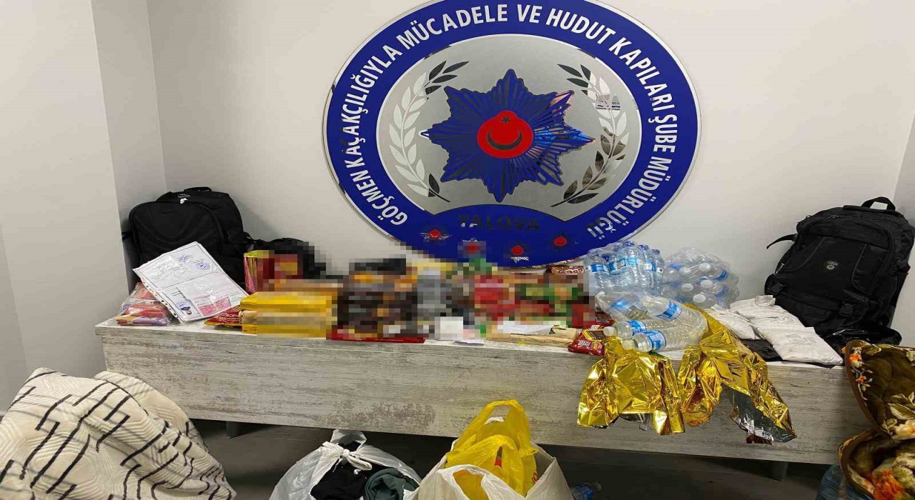 Yalova Ro-Ro Terminalinden kaçak yolla Fransaya kaçmaya çalışan 3 şüpheli yakalandı