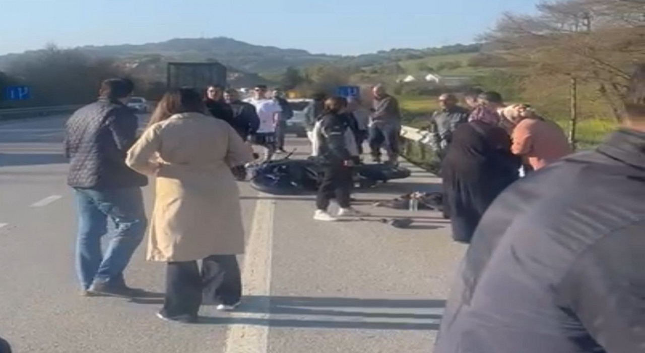Yenişehirde kontrolden çıkan motosiklet devrildi: 1 ölü, 1 yaralı