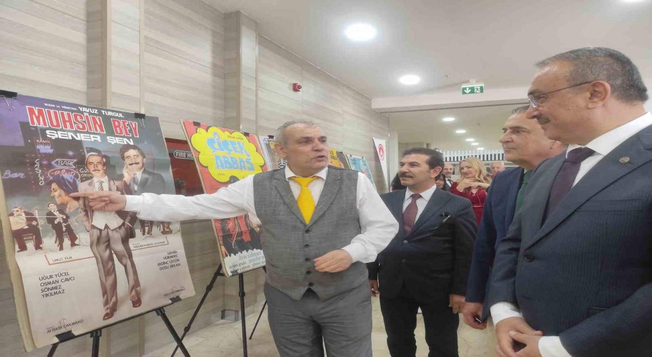 Yeşilçam Film Afişleri sergisi Tekirdağda açıldı