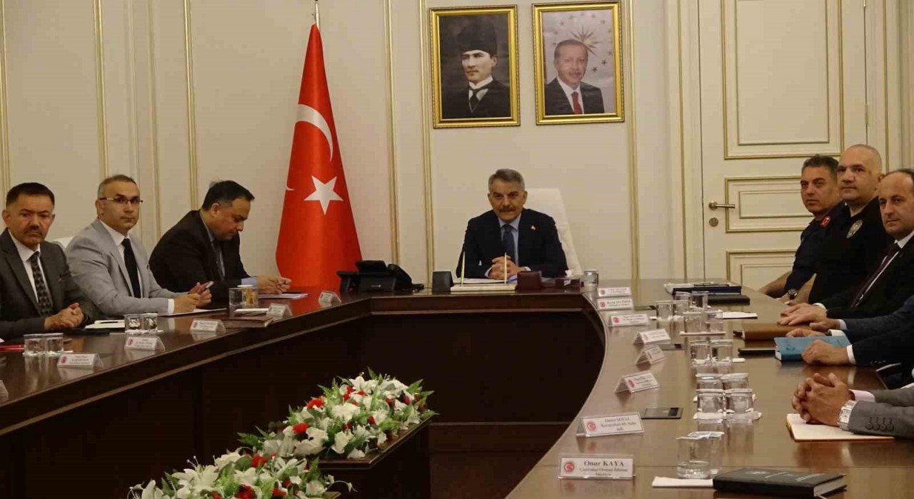 Yozgatta orman yangınlarını önlemek için toplantı yapıldı