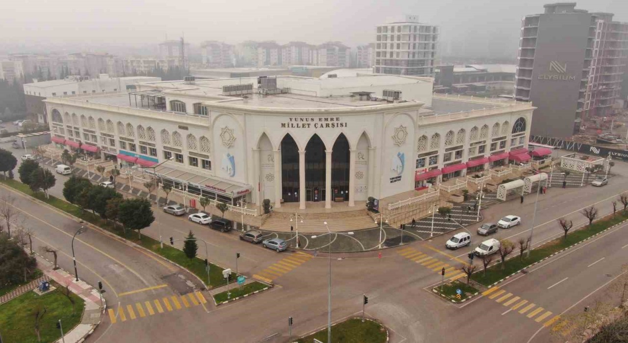 Yunus Emre Millet Çarşısı Sıfır atık belgesi almaya hak kazandı