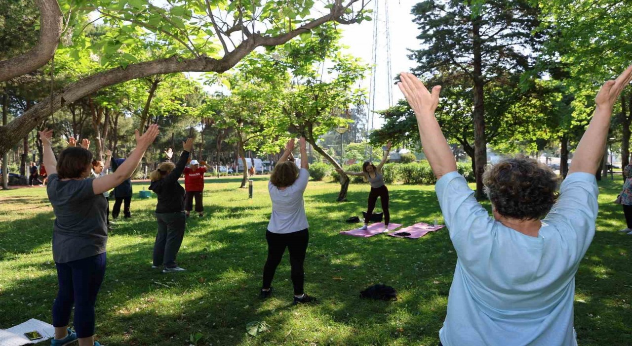Yunusemrede açık havada spor etkinliği başladı