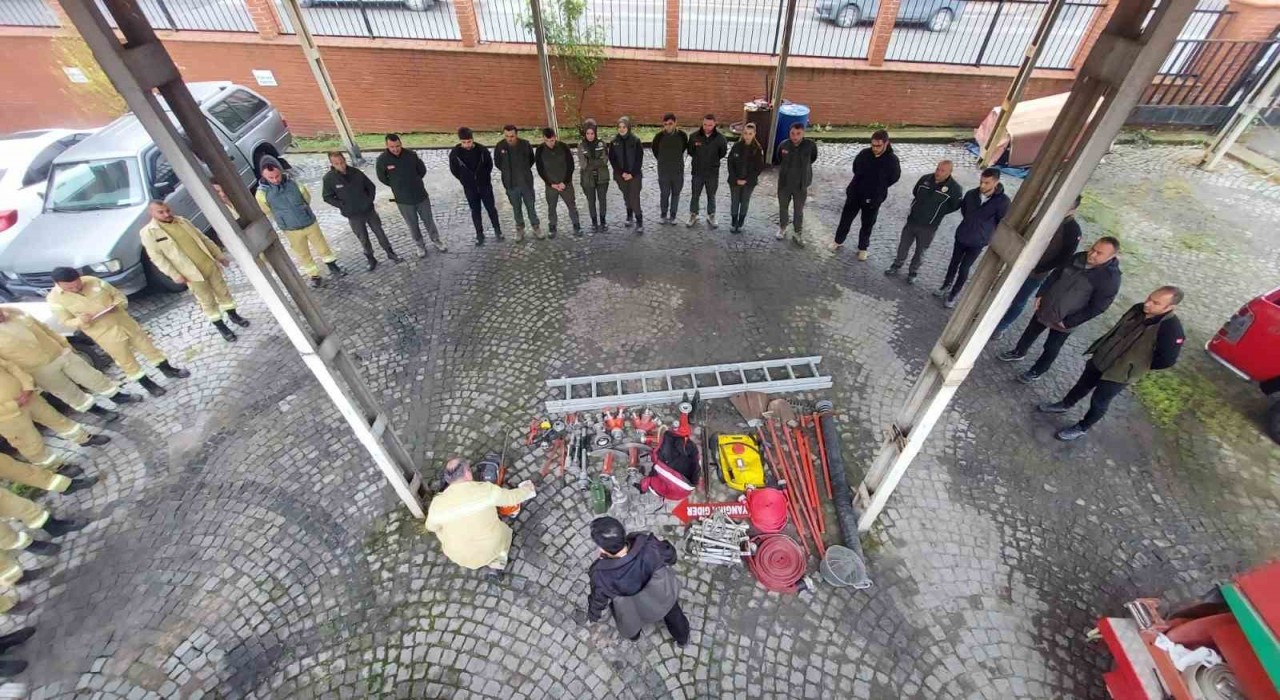 Zonguldakta orman yangınlarına karşı eğitim seferberliği