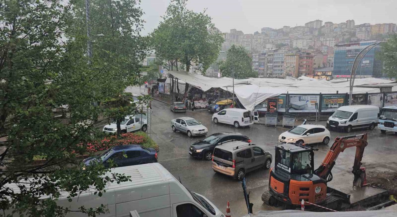 Zonguldakta sağanak hazırlıksız yakaladı