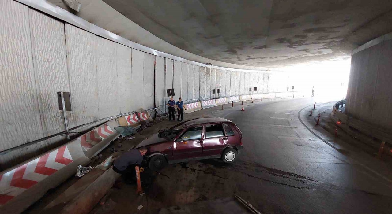  Ucube alt geçitte yine kaza: 5 yaralı