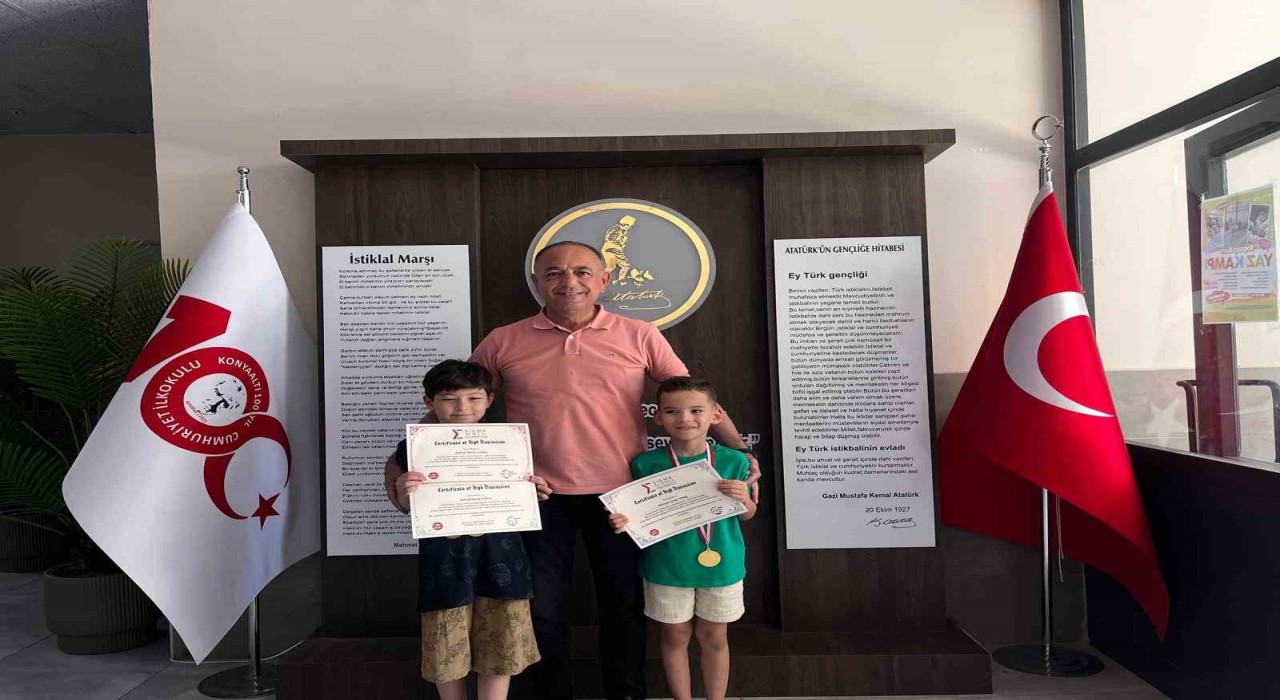 100. Yıl Cumhuriyet İlkokulu öğrencilerinden uluslararası başarı