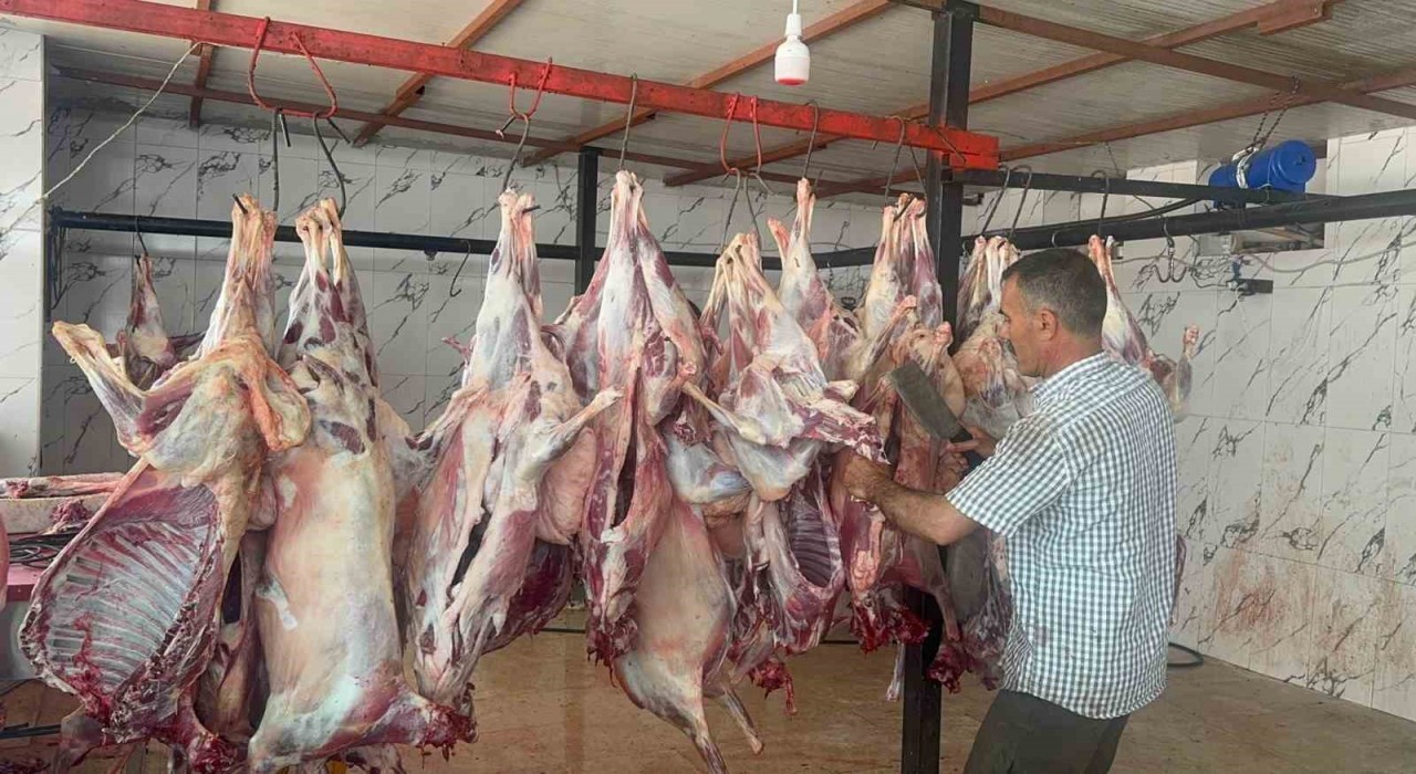 300 yetim ve ihtiyaç sahibi aileye 44 hayvan eti ulaştırıldı