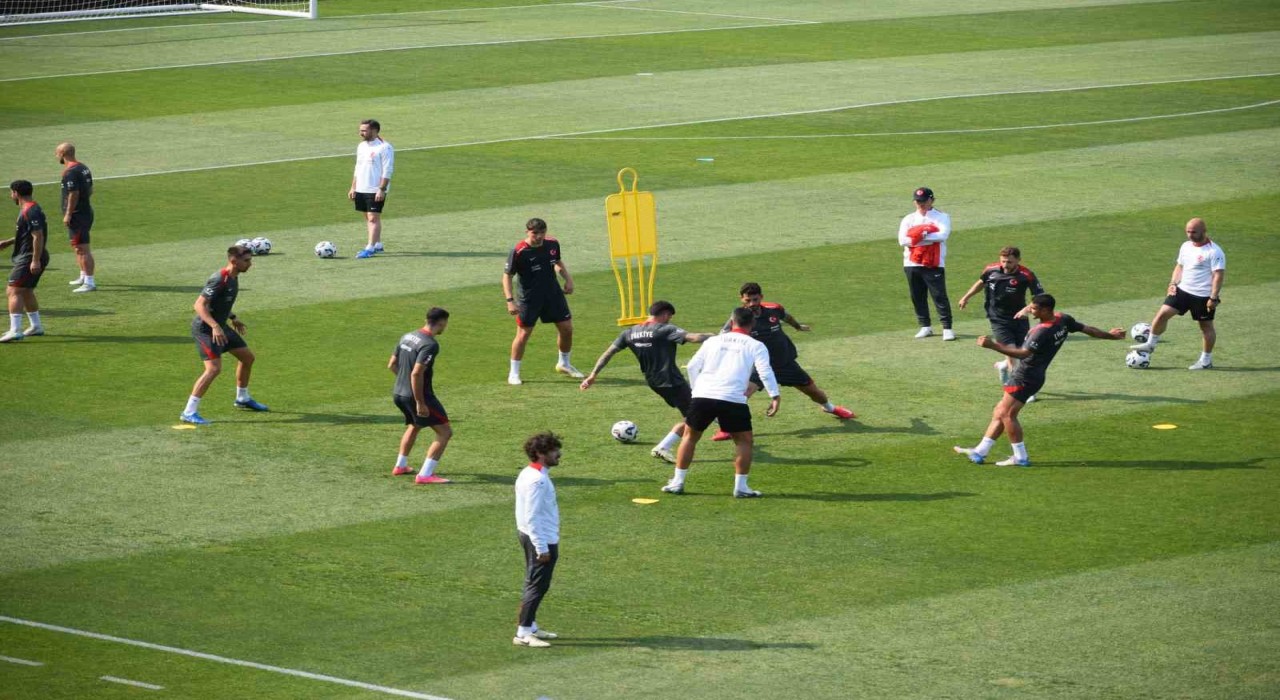 A Milli Takım, ABD maçı hazırlıklarını tamamladı