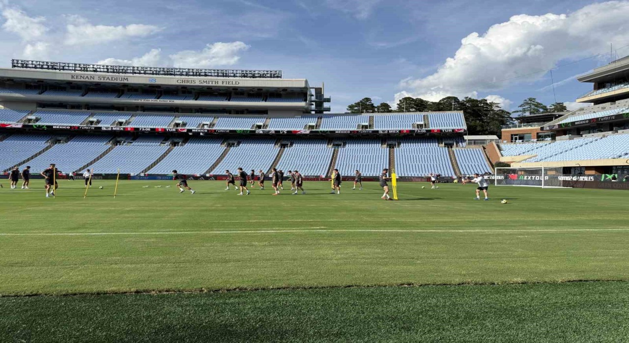 A Milli Takım, Meksika maçı öncesi Chapel Hillde sahaya çıktı