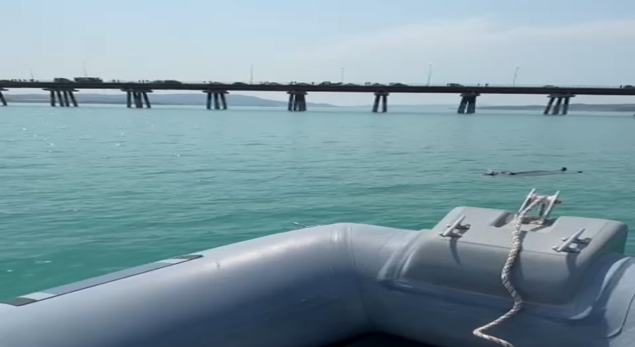 Adanada baraj gölüne düşen kadını gemi adamlar kurtardı