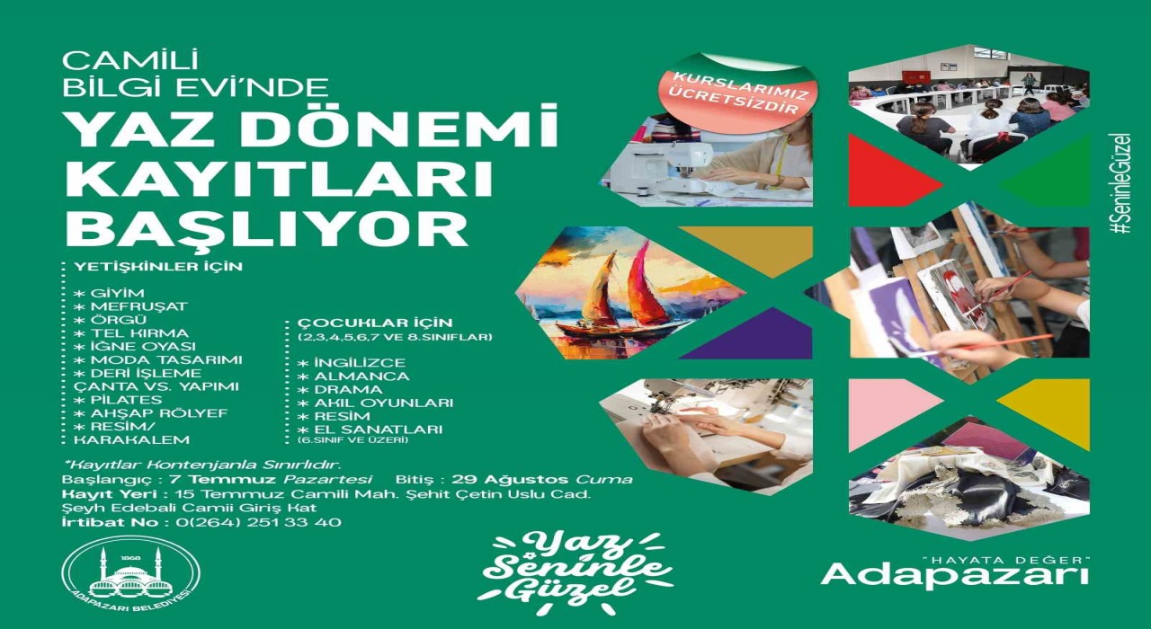 Adapazarında eğitim ve eğlence bir arada