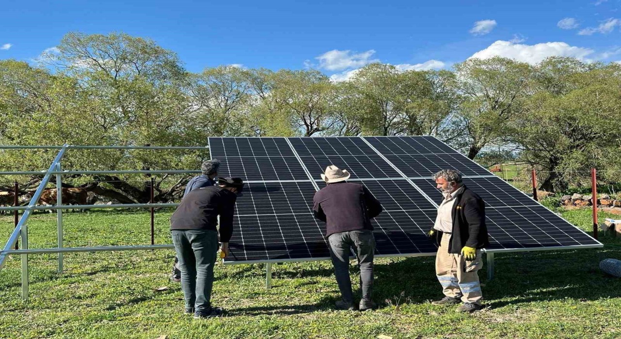 Akyakada GES sistemleriyle su deposunun elektrik giderleri karşılanıyor
