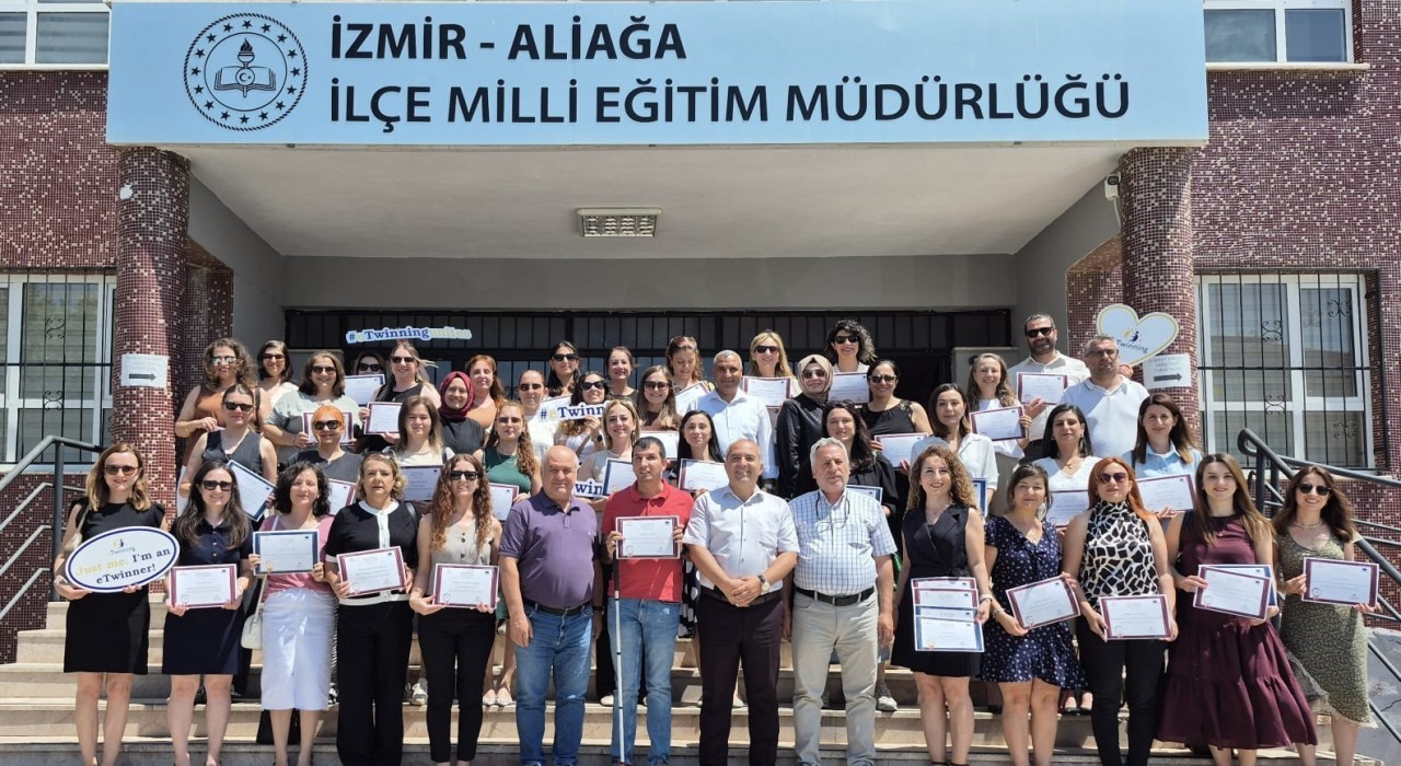 Aliağada eTwinning Kalite Etiketi töreni