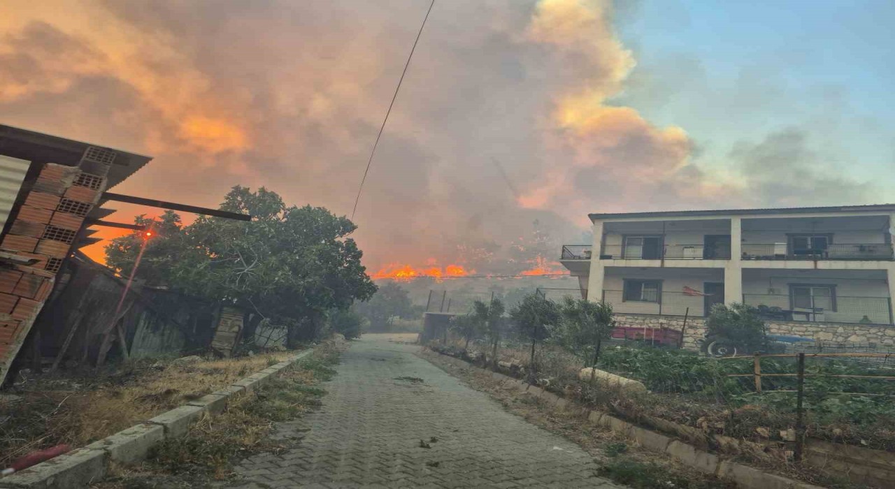 Aliağada orman yangını: 6 uçakla müdahale sürüyor