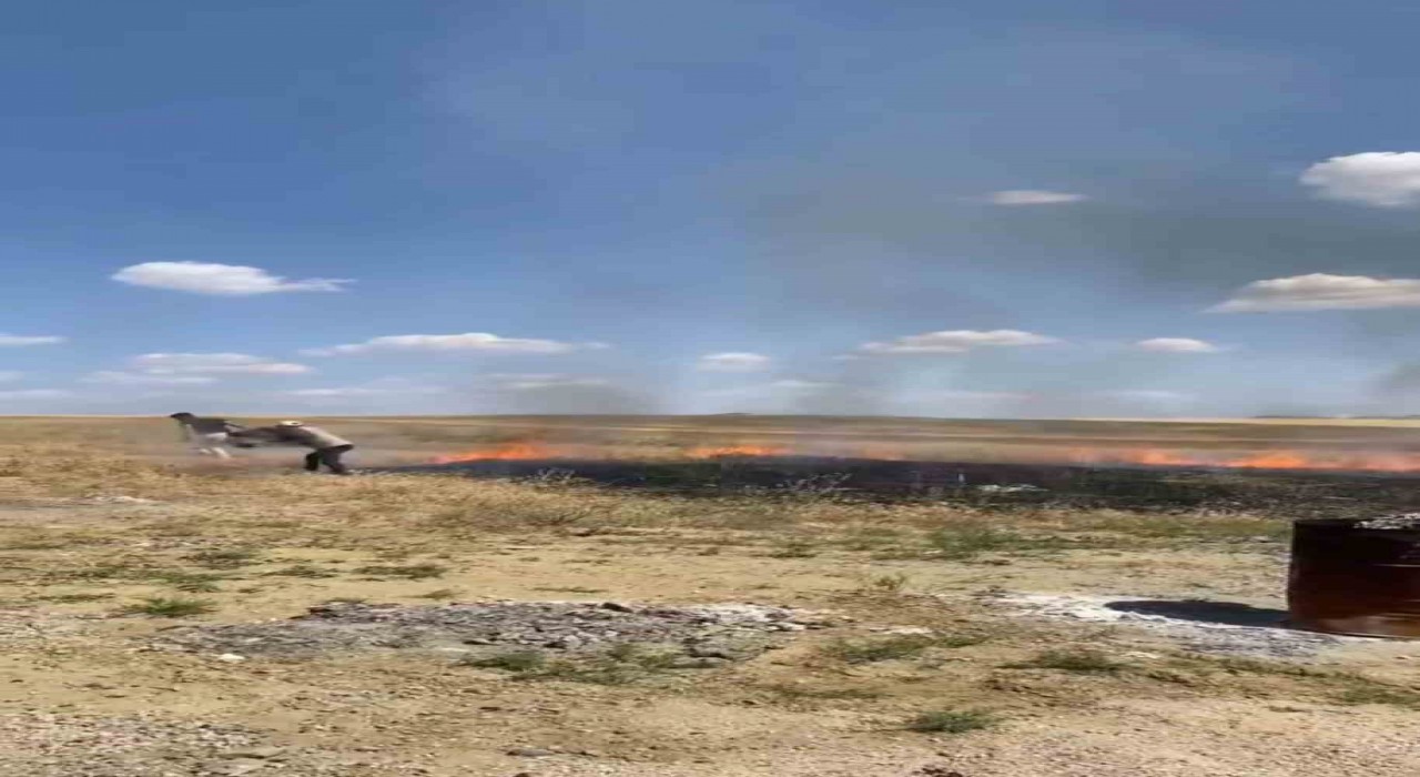 Ankarada anız yangını