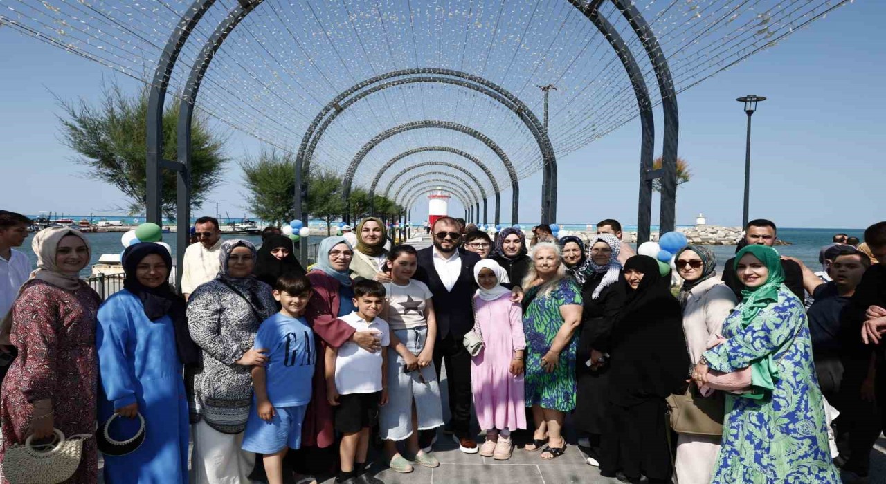 Arnavutköy Karaburunda meydan açıldı, Millet Bahçesinin 3. Etabın temeli atıldı