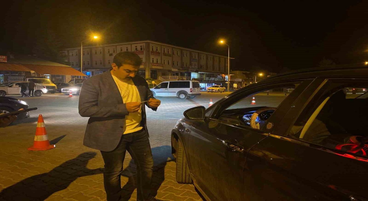 Arpaçayda kaymakam uygulama yaptı