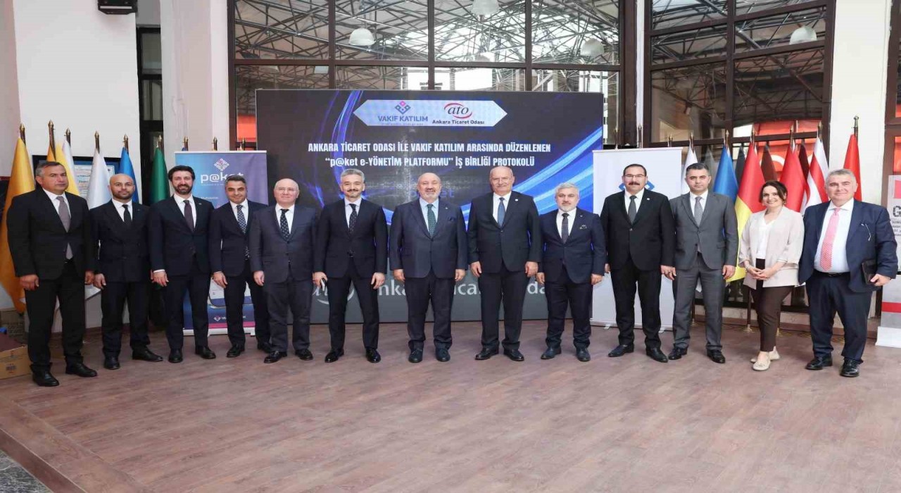 ATO İle Vakıf Katılım arasında p@ket e-Yönetim Platformu için işbirliği protokolü imzalandı