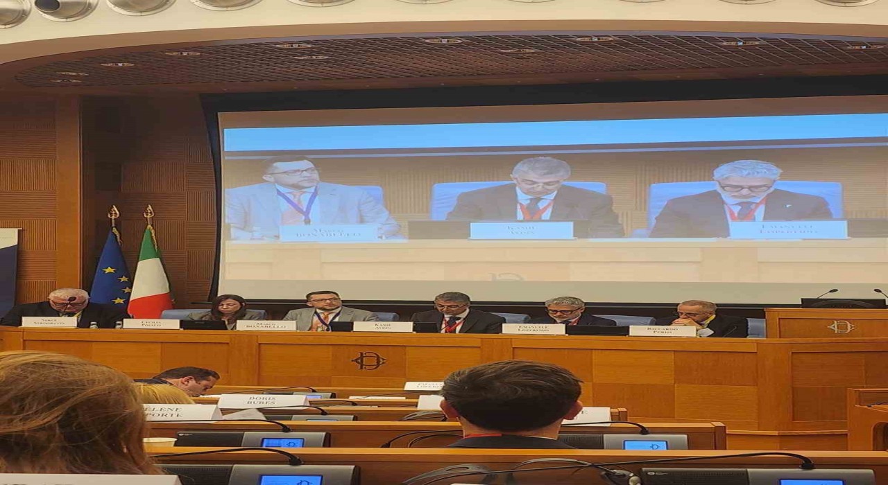 Aydın, İtalyada AGİT bölgesinde organize suçlarla mücadeleye ilişkin parlamentolar arası konferansa katıldı