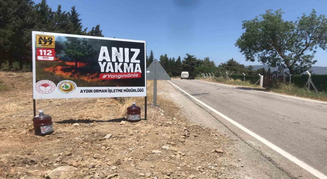 Aydında orman yangınlarına karşı yeni tedbir alındı