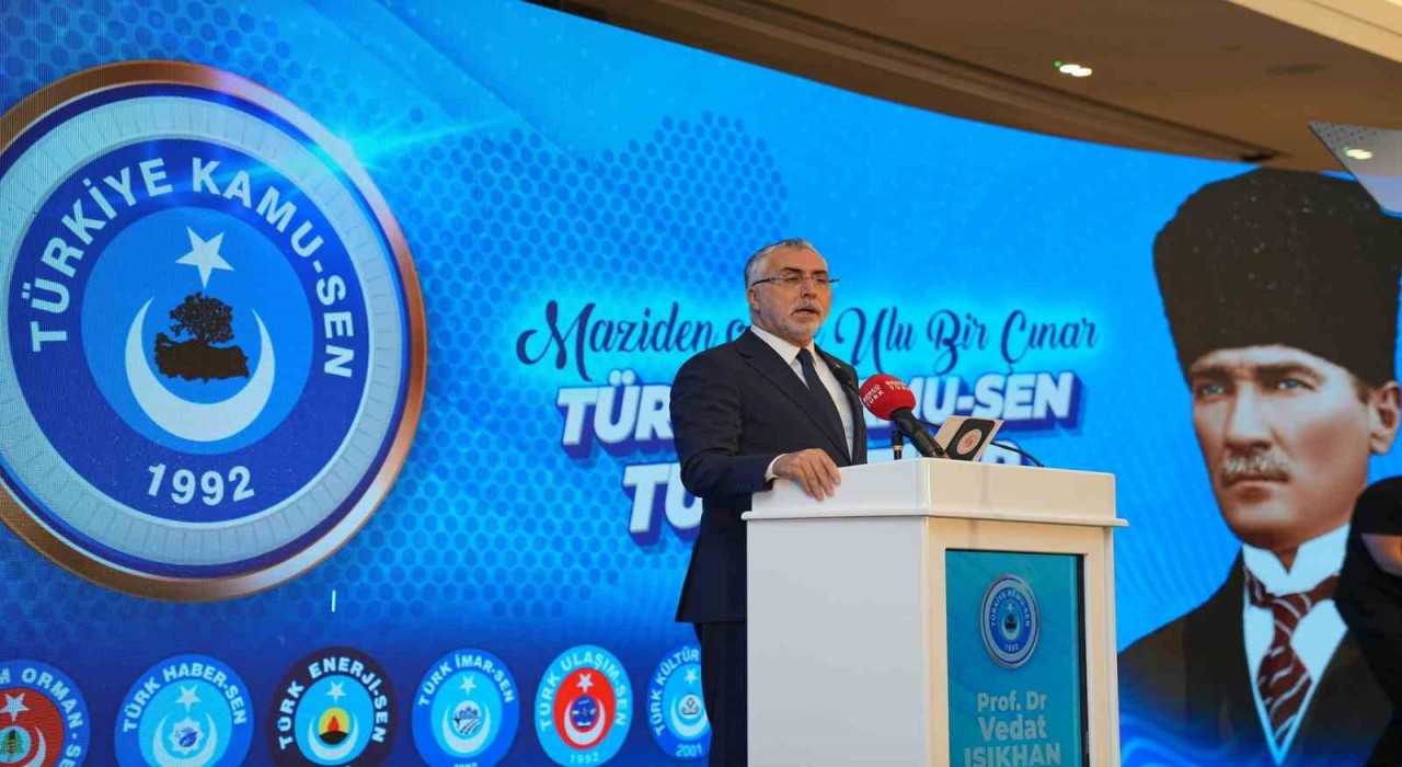 Bakan Işıkhan: 23 yılda kamuda sendikalaşma oranı yüzde 75e ulaştı