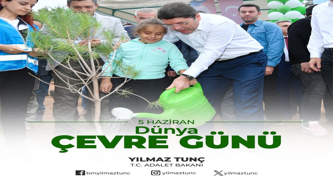 Bakan Tunç: 2015 yılından günümüze e-Tebligat göndererek 177 bin 655 ağacı kesilmekten kurtardık