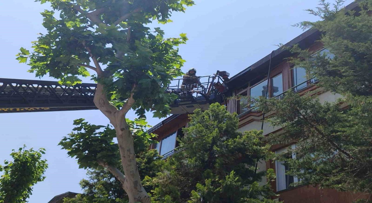 Bakırköyde korkutan yangın