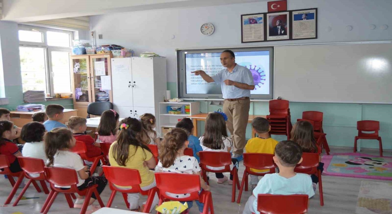 Balıkesirde Sağlıklı Çocuk, Sağlıklı Gelecek çocuklara tanıtıldı