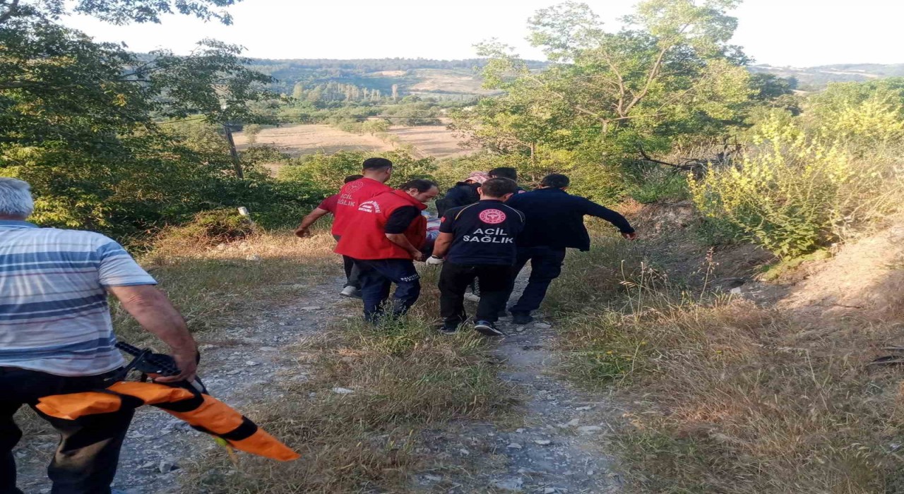 Balıkesirde traktör devrildi; 1 yaralı