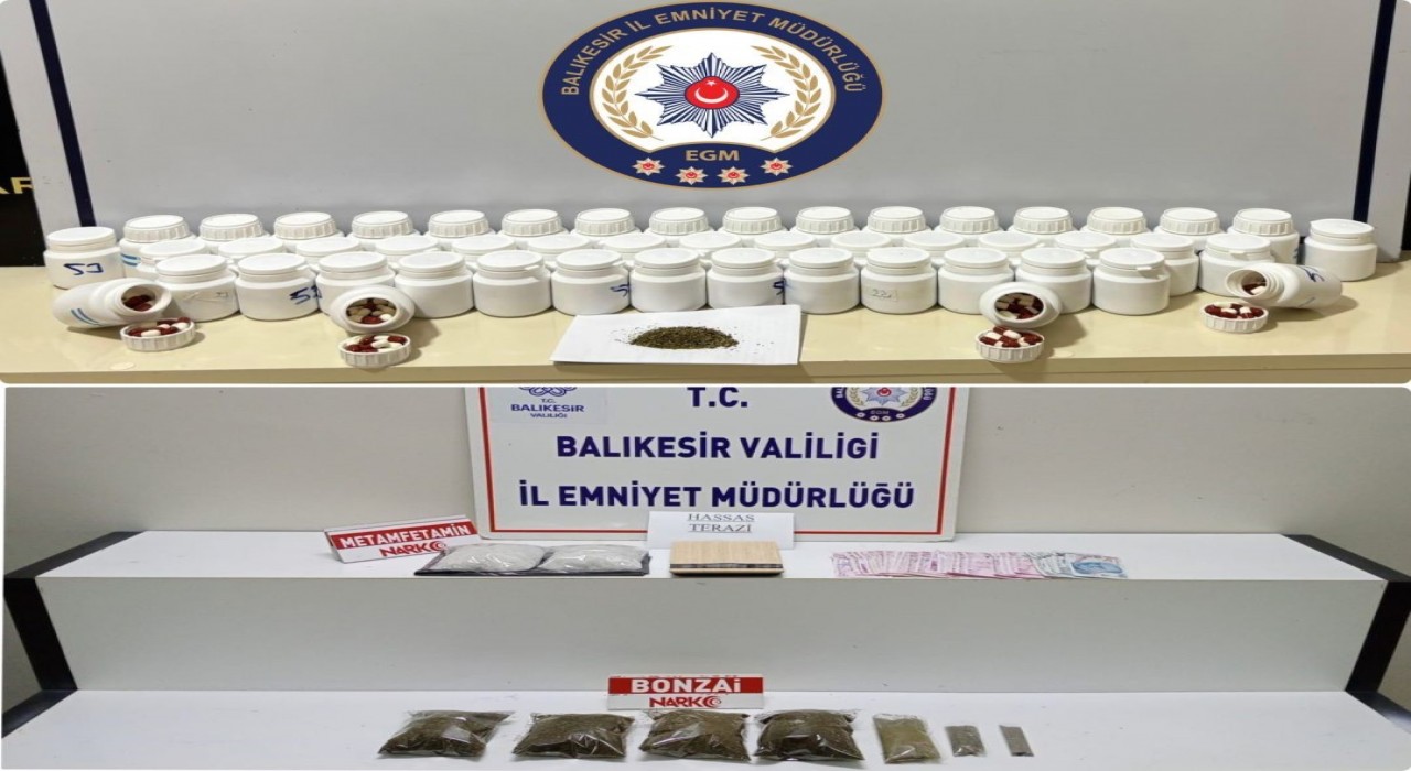 Balıkesirde zehir tacirlerine geçit yok