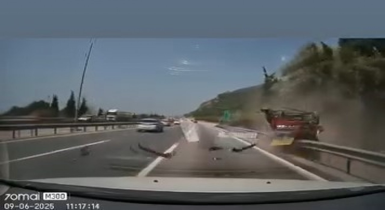 Bariyerlere girip takla attı: 7 yaralı