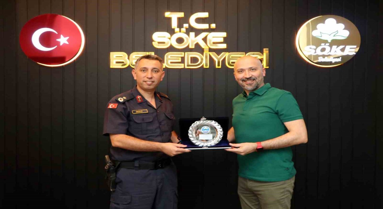 Başkan Arıkan, Jandarma Komutanı Mengiyi ağırladı