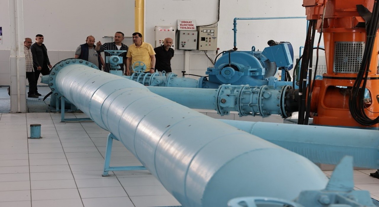 Başkan Kahveciden Porsuk Çayındaki İçme Suyu Tesislerine inceleme