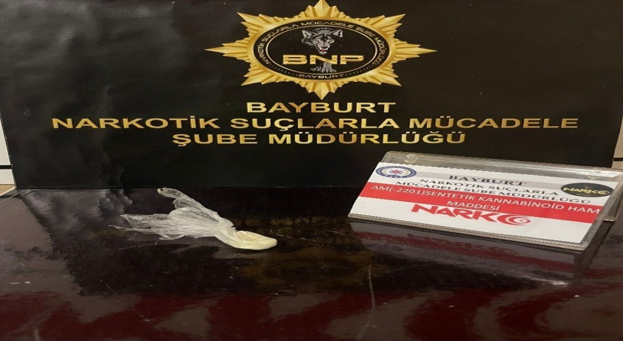 Bayburtta 3 şahısa uyuşturucu kullanmaktan işlem yapıldı