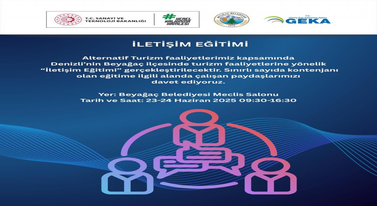 Beyağaçta turizm alanında çalışanlara iletişim eğitimi verilecek