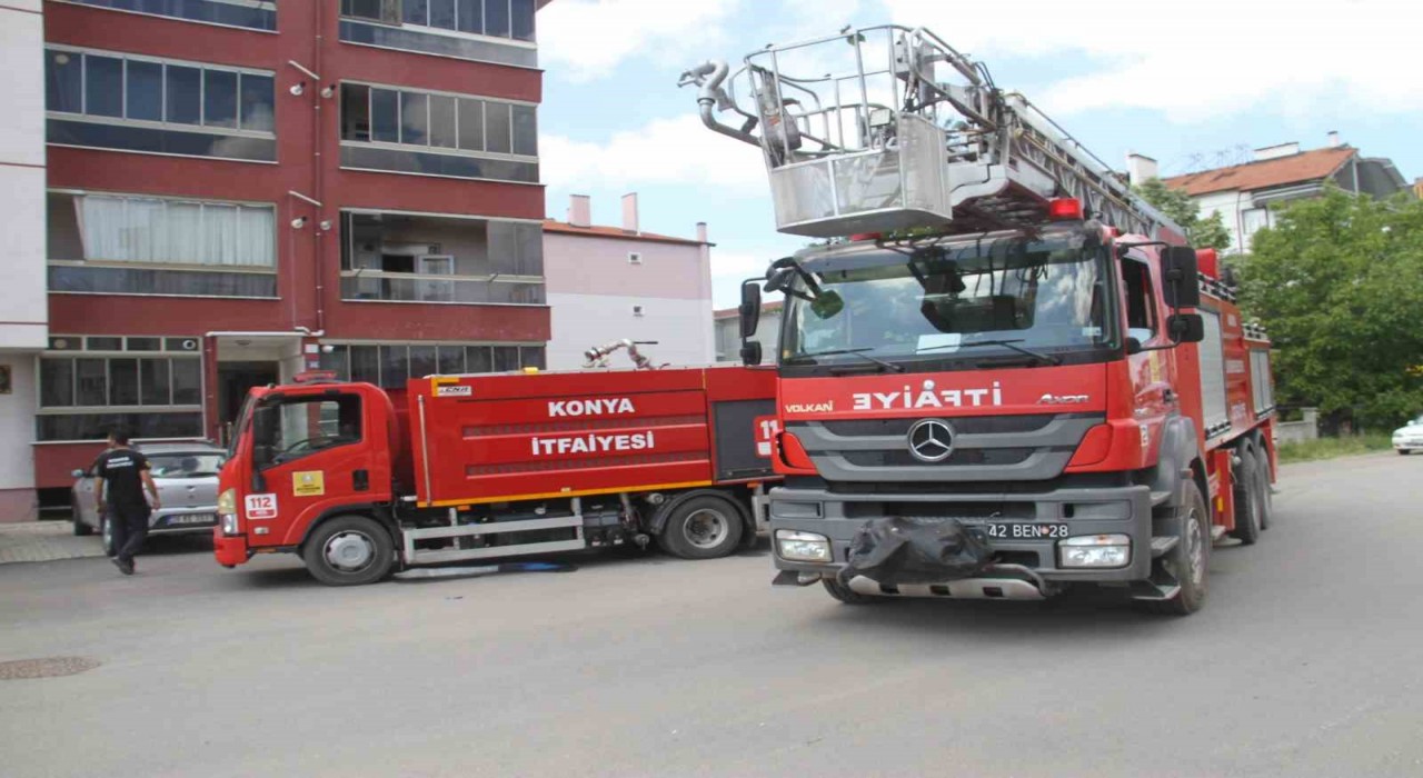 Beyşehir ve Hüyükte yangın